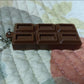 Japanese Simulated Chocolate Fidget Toy Bendable Stress Relief Keychain Creative Gift