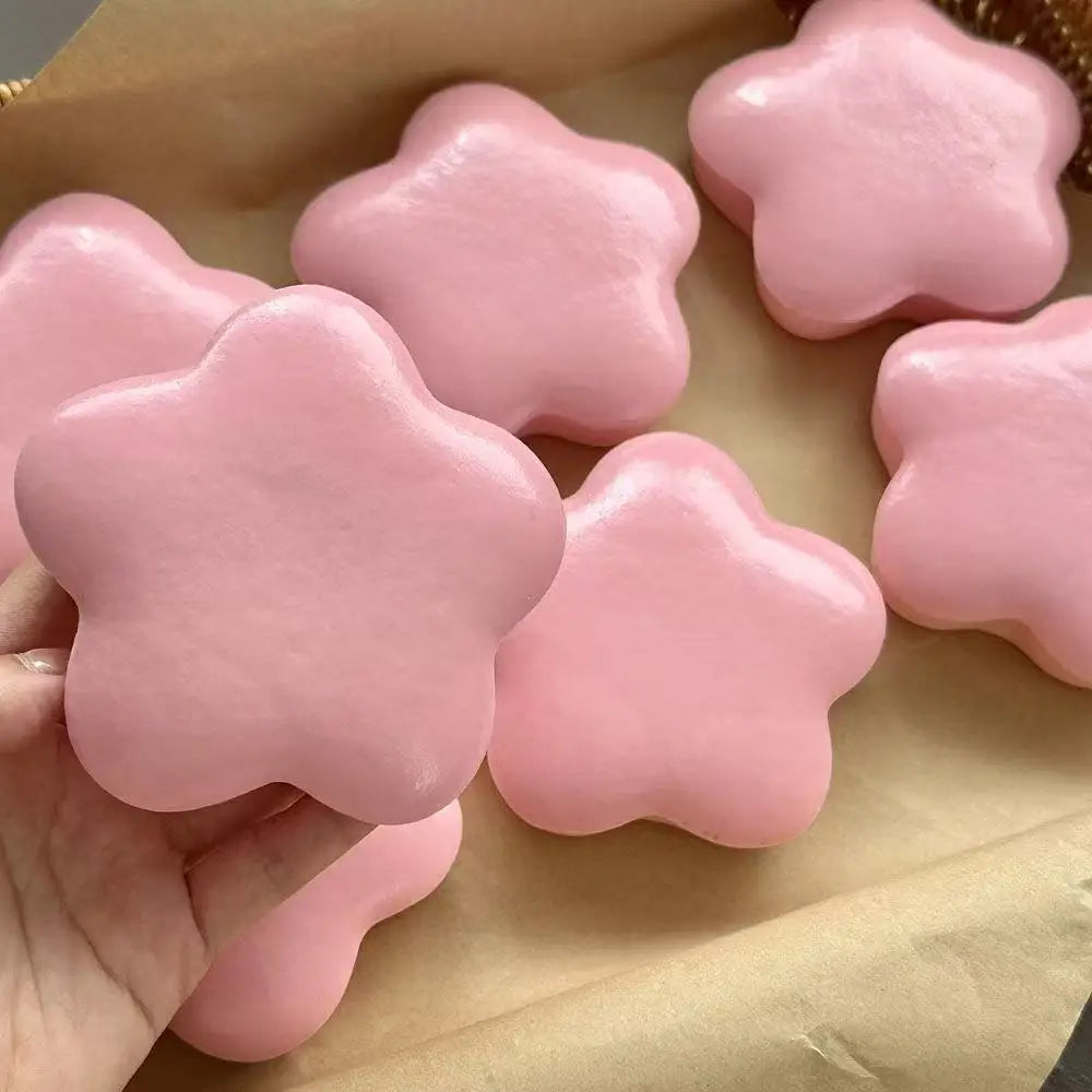 Yellow Squishy Star Fidget Slow Rising Pinch Anti-anxiety Squeeze Super Soft Cute Rebound Decompression Adult Toy Funny Gifts