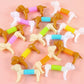 Cute 6/12PCS Stretchable Dog Toy Telescopic Spring Animals Sensory Stress Relief Durable Squeeze Interactive Pet Puzzle Toy