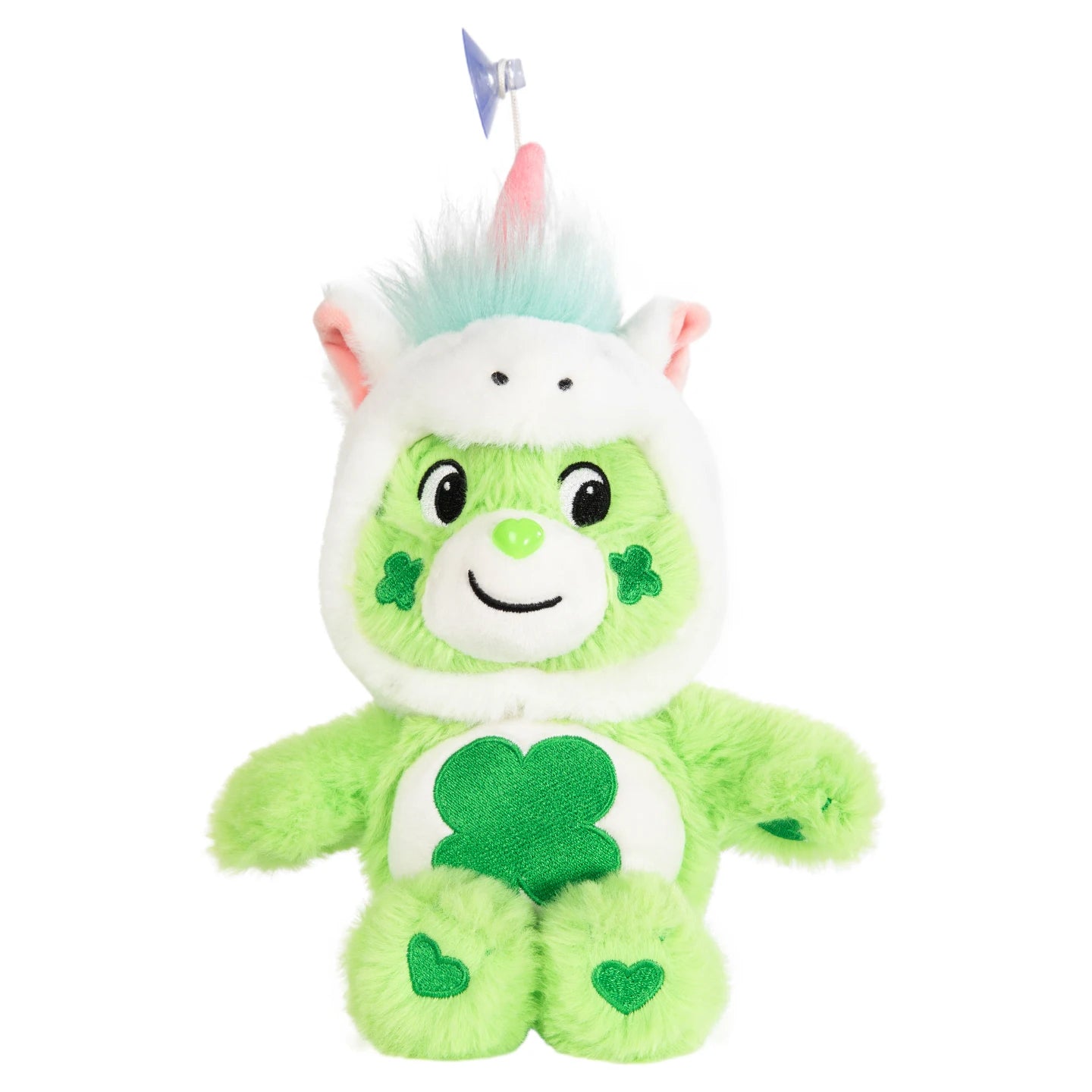 Care Bears 20cm Unicorn Hood Plush Suction Cup Ornament Wall Car Mirror Hanging Decor Cute Kawaii Stuffed Bear Toy Gift for Kids