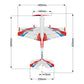 3D Stunt Glider RC Plane Brushless Motor 2.4G Remote Control Aircraft EPP Foam Flight Airplane Toys US Shipping