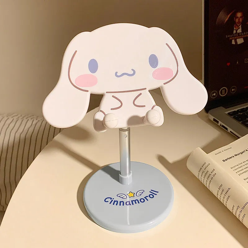 Cute Melody adjustable desktop phone ipad stand multi angle lazy holder portable desk support for watching drama online class