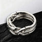 Magic Ring Disentanglement Puzzle Metal Unlock Interlock BrainTeaser Toys IQ Logic Test Educational Gifts For Kids & Adults