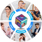 Metal Cube Spinner Fidget Toy Fingertips 3D Puzzle Gyro Gear Sensory Anti Stress Relief Educational Games for Kids Adults