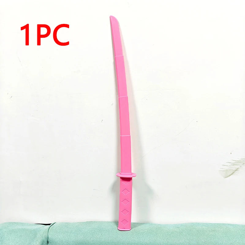1/2/3PCS 3D Printed Gravity Straight Out Telescopic Samurai Stress Relief Toy Stretchable Cos Props Creative Folding Katana Gift