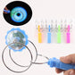 Led Magic Magnetic Orbit Spinning Top Toy Creative Hand Cranked Color Luminous Spinning Toys For Children Gifts