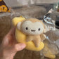 Kawaii Hinakuu Monkey Plush Keychain Stuffed Animals Banana Monkey Bag Charm Korean idol Style  Monkey doll  Plushie Bag Pendant
