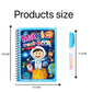 1 Book+1 Pen Reusable Coloring Book Water Painting Book Sensory Early Education Puzzle Drawing Toys