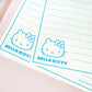 Genuine Sanrio Hello Kitty A5 Notebook Horizontal Line Removable Student Notebook Cartoon School Supplies Students Women Gifts