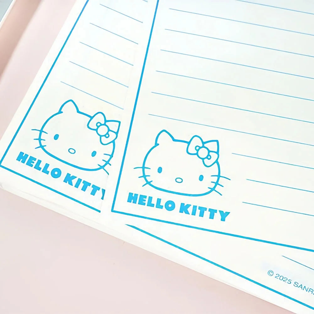 Genuine Sanrio Hello Kitty A5 Notebook Horizontal Line Removable Student Notebook Cartoon School Supplies Students Women Gifts