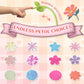 DIY Rose and Butterfly Flowers vase Fabric Flower Bouquet Craft Kit Handmade Girls Toy Birthday Gift Playset decoration