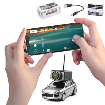 6401 Mini RC Car 1:64 with 720P FPV Camera – Kids Racing Toy