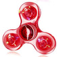 Crystal Luminous LED light Fidget Spinner Hand Top Spinners Glow in Dark EDC Stress Relief Toys Kinetic Gyroscope for Children
