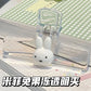 Cute Miffy Rabbit Sweet Creative Cartoon Pattern Simple Fashionable Small Portable Plastic Transparent File Exam Paper Memo Clip