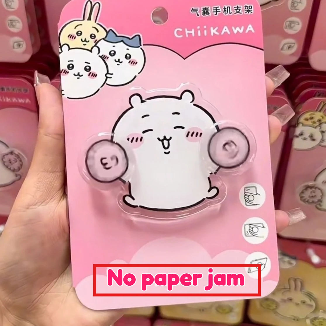 Cartoon Cute Chiikawa Folding Expandable Mobile Phone Grip Holder Socket Pocket Support for Expanding Stand