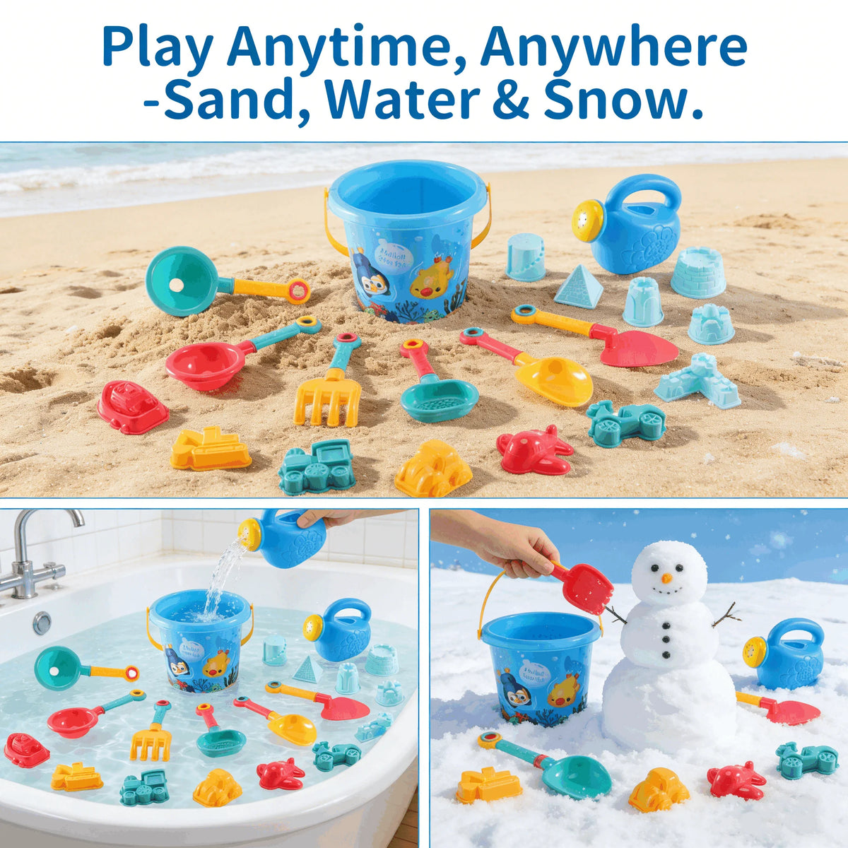 20pcs Children's Outdoor Sand Play Tools, Suitable for Ocean and Beach Accessories, Halloween and New Year Gifts