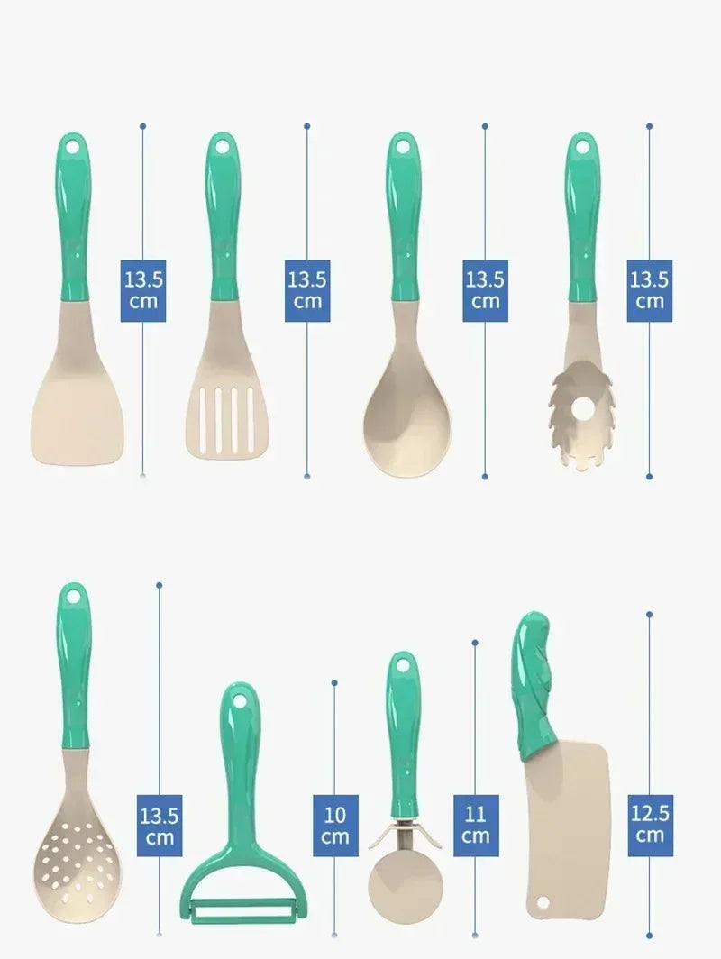 Kids Kitchen Toys Set 92/86/69/59PCS Play Kitchen Accessories Kit with Play Pots Pretend Food Cooking Toy Toddler Girls Boy Gift