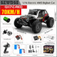 Wltoys Q117 1/16 RC Car 4WD Remote Control Car LED Headlights Brushless 70KM/H 2.4G High Speed Off-Road Drift Toys for Children