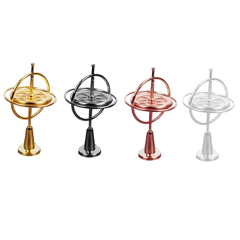 Metal Anti-Gravity Spinning Top Balancing Toy, Desktop Gyroscope, Physics Toy, Educational & Training Gift