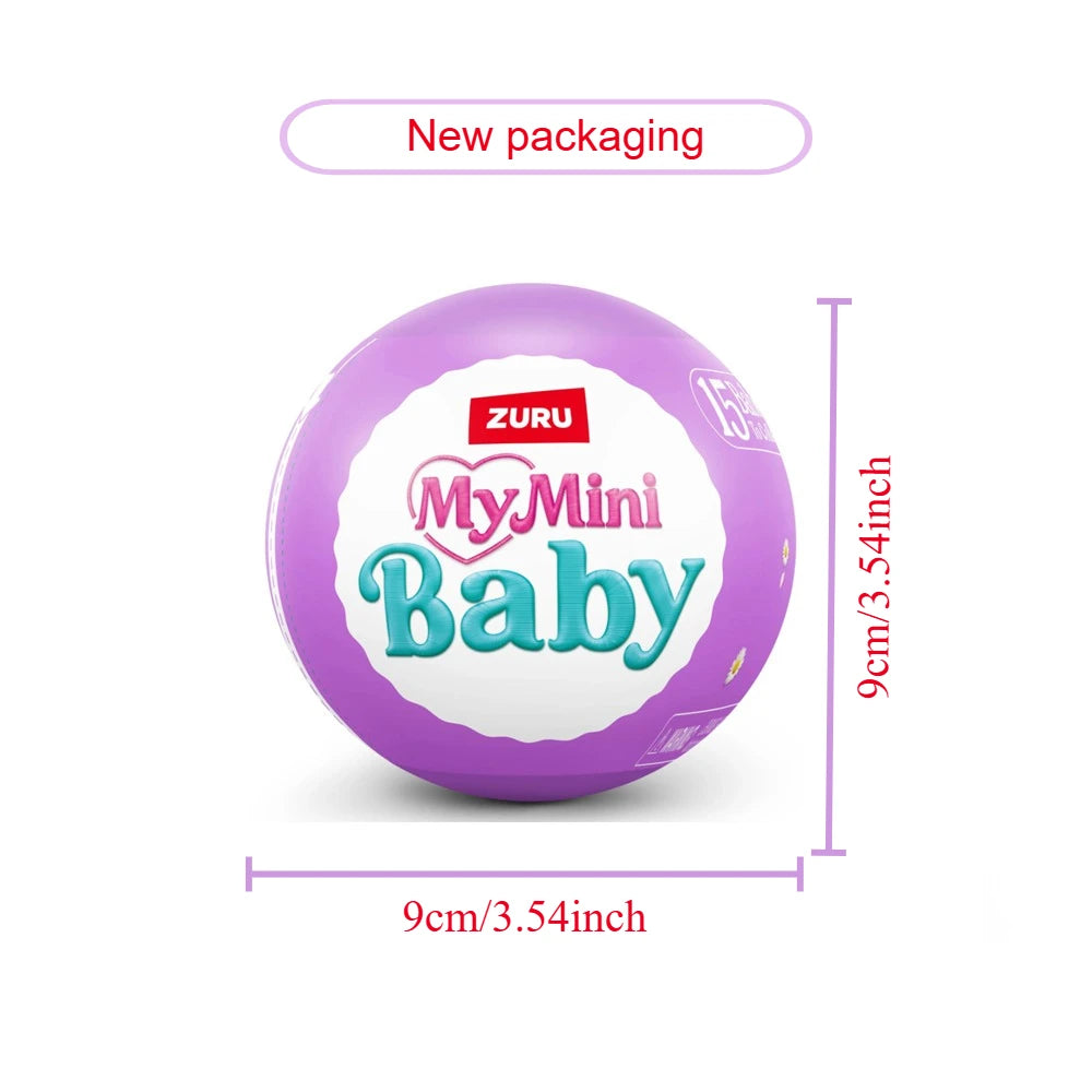Zuru Surprise Doll Surprise Series2 My Mini Baby Collectible Mystery Capsule 5 Mystery Toys Collectibles Miniature Novelty Toys