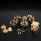 EDC Pure Brass Fidget Spinner Toy | Real Gear Gyro Metal Stress Hand Spinner Toy | Adult Anxiety Stress Relief Skill Toy
