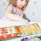 New Montessori Scene Stickers for Children DIY Hand-on Puzzle Reusable Books Cartoon Learning Cognition Toys for Kids Gift