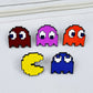 Retro Pac-Man Enamel Pins Set Classic Arcade Game Ghost Brooch Metal Badge for Backpack Clothes Lapel Pin Gift for Gamers