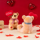 kawaii mother kids Stuffed Toys Soft Love Bear Plush Animal Toy Cute Girlfriend Gift Valentine's Day Present Room Bed Desk Decor