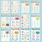Reusable Magic Practice - 4-Book Set for Pen Control, Letters & Numbers | 128 Pages Handwriting Workbook for Kids Ages 3-8 | Homeschool & Classroom Supplies