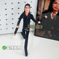 28cm Michael Jackson Bendable Stuffed Doll Plushie with Skeleton Body Abstract Ornament for Fans Surprise Gift