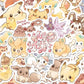 80pcs Pokemon Anime Stickers Pikachu Laptop Skateboard Scrapbook Suitcase Bike Kawaii Sticker Guitar Phone Cartoon Kid Gift Toys