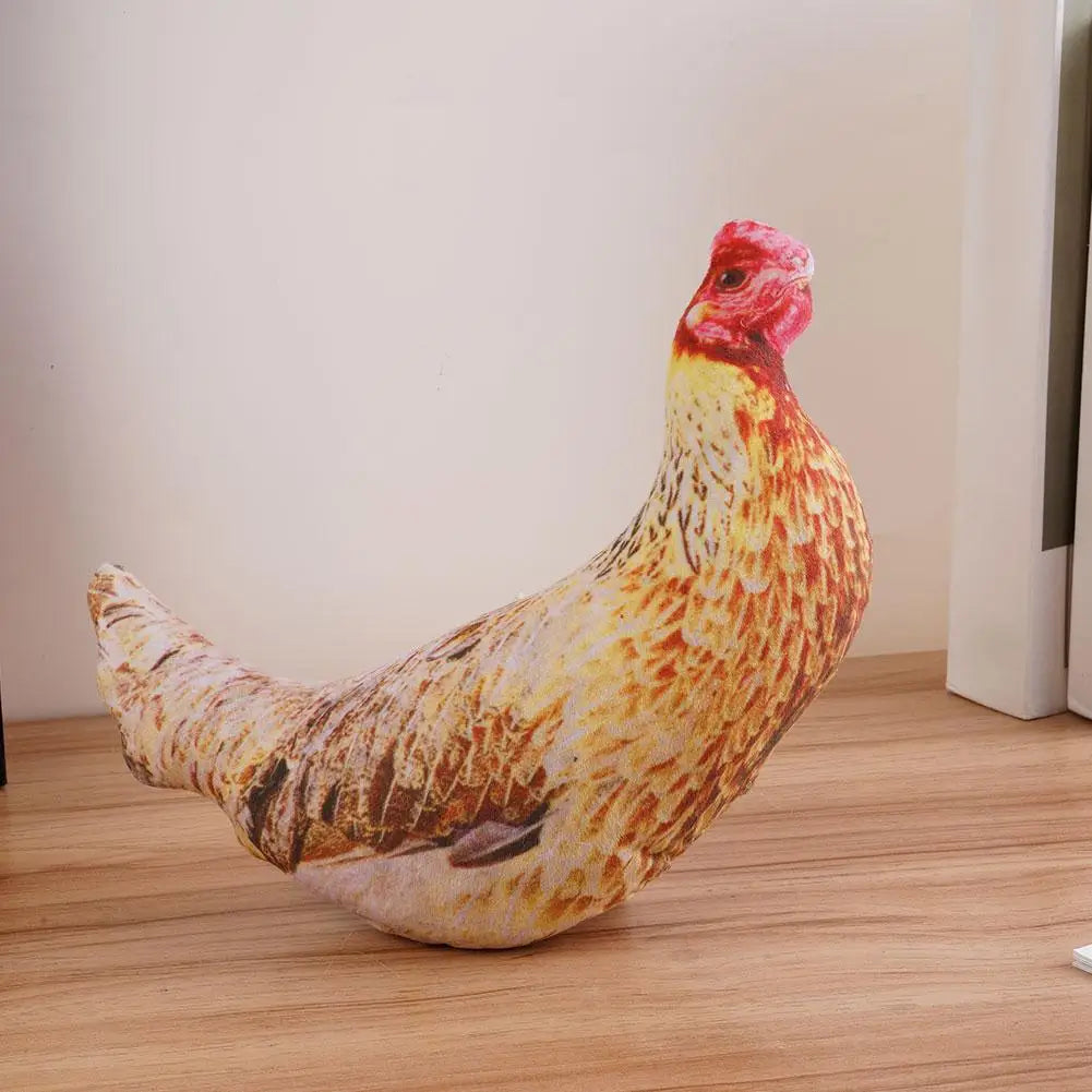 Simulation Hen Bird Goose Plush Doll Pillow Cushion Toy Creative Plush 3D Bird Plush Toy Stuffed Chicken Soft Stuffed Toy