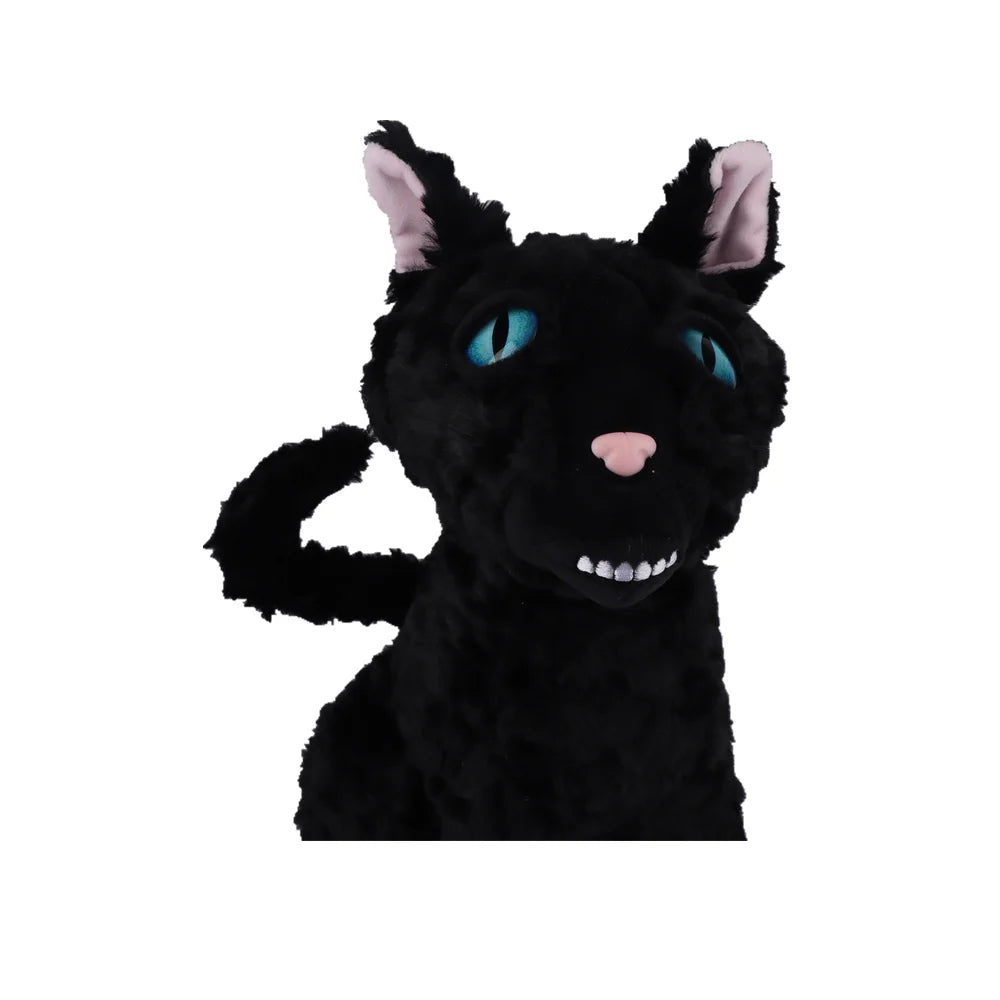 35cm Coraline Cat Plush Cartoon Anime Related Plush Toys Black Cat High Quality Full Filled Plush Toy Birthday Halloween Gift