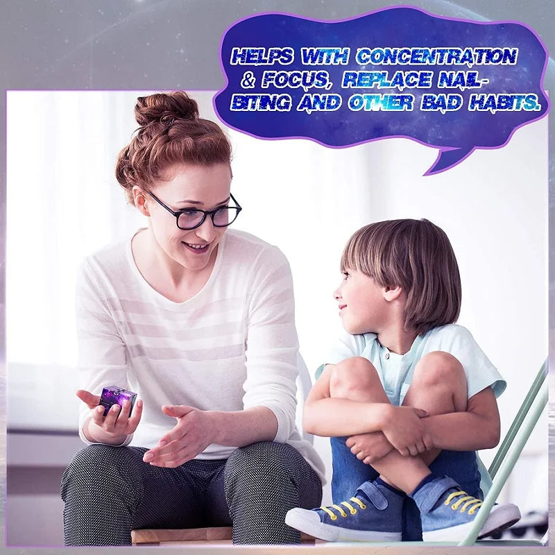 ~~Infinity Cube Flip Adhd Toys Anxiety Toy Fingertips for Game Puzzle Antistress Magic Finger Fidget Autism Hand Gifts Children