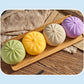 Colorful Dumpling Squishes Stress Balls Fidget Sensory Toys Simulation Food Squishies Bun with Steamer Squeeze Dough Ball Gifts