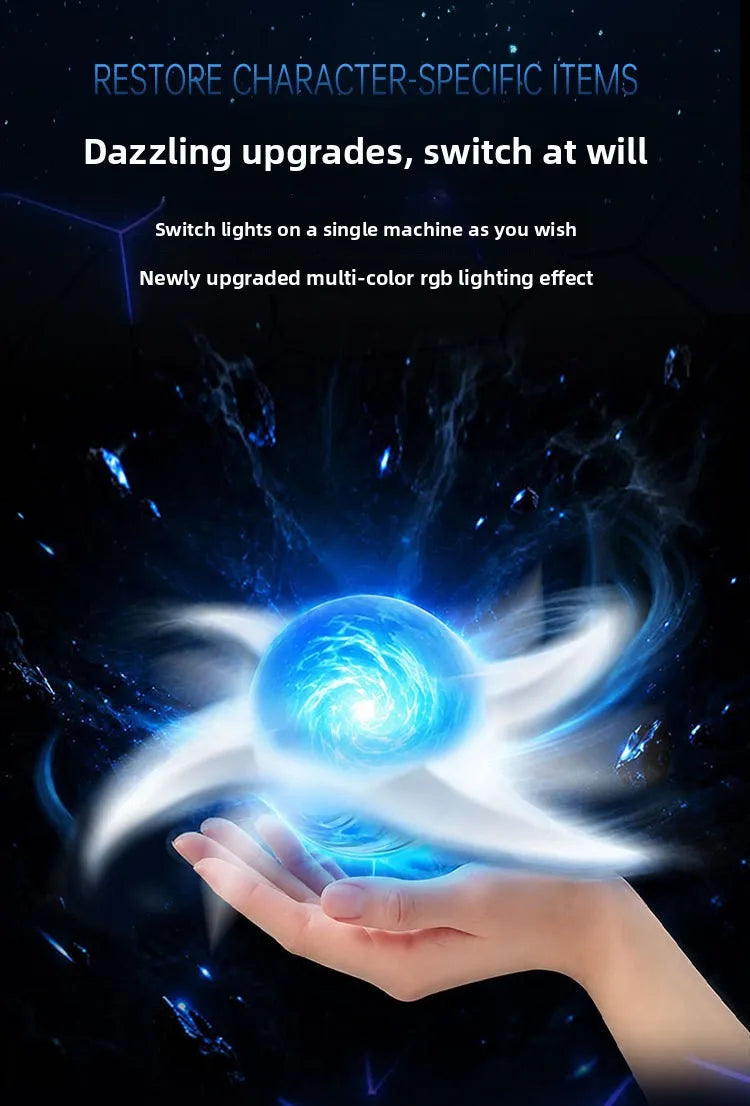Spiral Rasengan Light Blade, Rotatable Luminous Cosplay Prop, Cool Anime Laser Sword Toy, Perfect Gift for Boyfriend