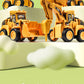 Engineering Vehicle Model Press Sliding Car Excavator Bulldozer Children Educational Construction Vehicle Toy Kids Boy Gift