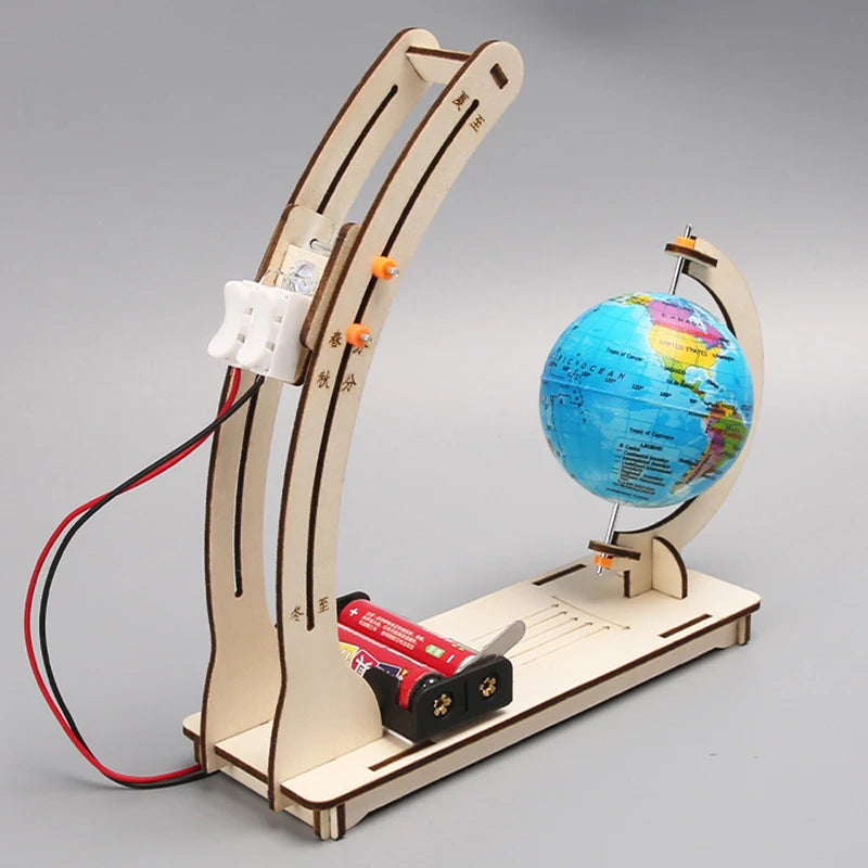 Earth day night alternation simulation children's science toys DIY STEM technology physics learning fun teaching aids toys