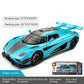 1: 24 K Ö Niger One Collectible Ornament with Sound, Light, and Feedback Function , Alloy sports car toy gift for boys