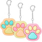 Novelty Cat Paw Clicker Fidget Keychain Stress Anxiety Relief Toys Decompression Gifts Office Travel Pass Time Gadgets