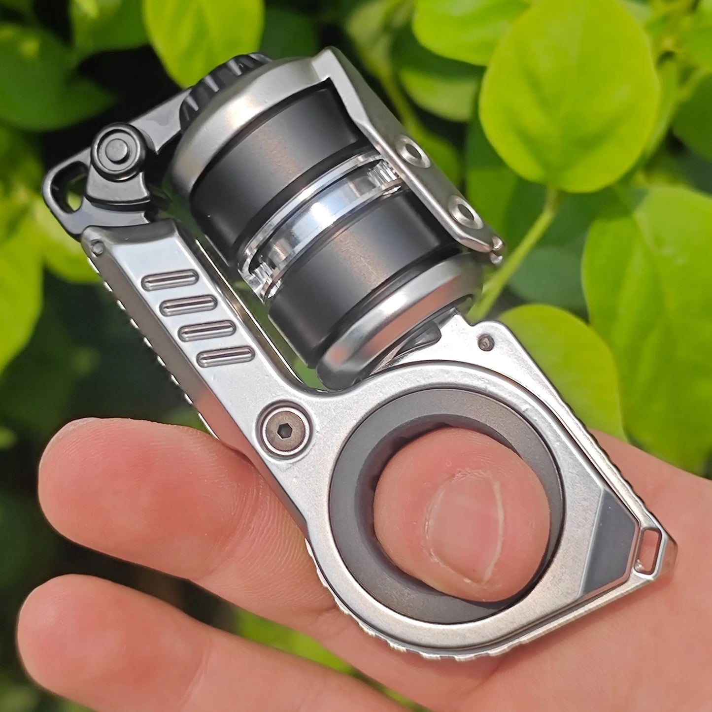 EDC Fidget Sliders Fidget Toys Tuning Fork Magnetic Push Egg Mechanical Ratchet Crisp Sound Cyber Core Multi-functional Toys