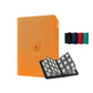 9 Pocket Zipper Card Binder, 360 Trading Card Holder Book, Premium PU Cover Zip Binder for Cards, Durable Side Loading Card