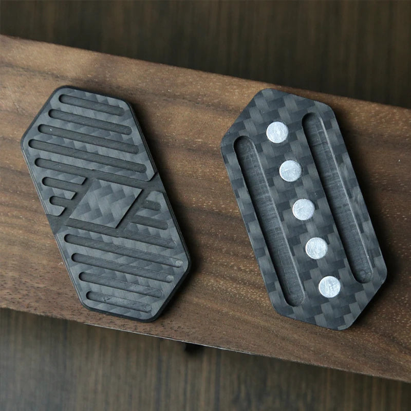 Carbon Fiber Fidget Slider Push EDC Adult Fidget Toys Anti Stress Toys Hand Spinner ADHD Anxiety Autism Stress Relief Gifts