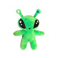 Anime Monsters Big Eyes Alien Plush Toy Full Soft Tentacle Horn Green Alien Plush Kawaii Style Big-eyed alien doll Room Decor