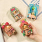 Fridge Magnet DIY Book Nook Kit 3D Puzzle Toy Dollhouse Shop Animal Mini House Furniture Creative Assembly Model Decoration