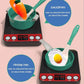 Kids Kitchen Toys Set 92/86/69/59PCS Play Kitchen Accessories Kit with Play Pots Pretend Food Cooking Toy Toddler Girls Boy Gift