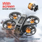 RC Drone One Button Control Stable Hover 360° Surround Protection Brushless Motor Wind Resistant High Value Styling FPV Drone Toy