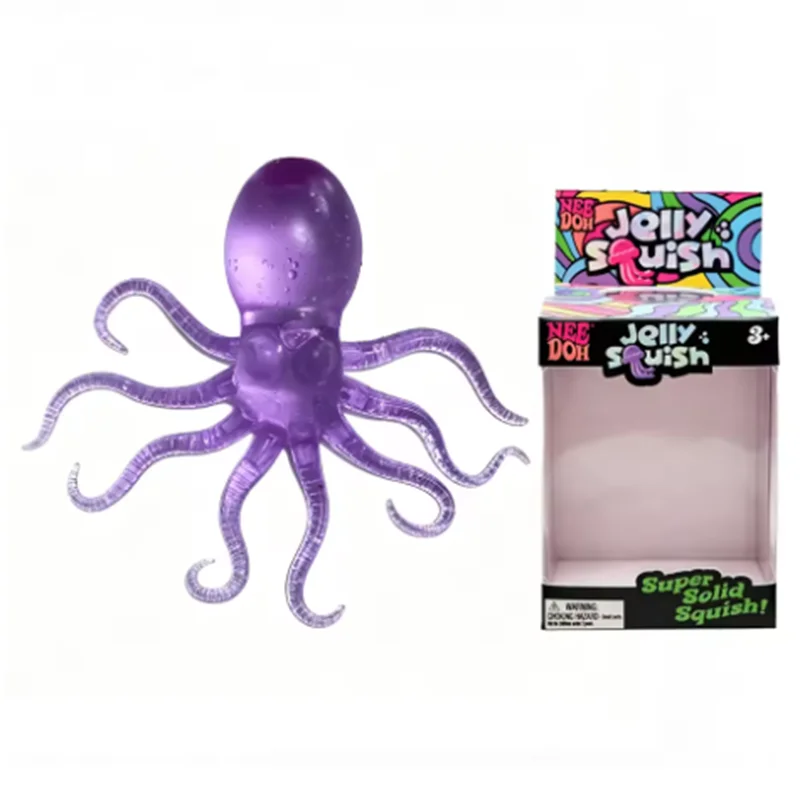 Jellyfish Maltose Squishy Toy Soft Squeeze Cute Jelly Fish Anti Stress Relief Relax Fidget Ball Fun Toy for Friends Gifts