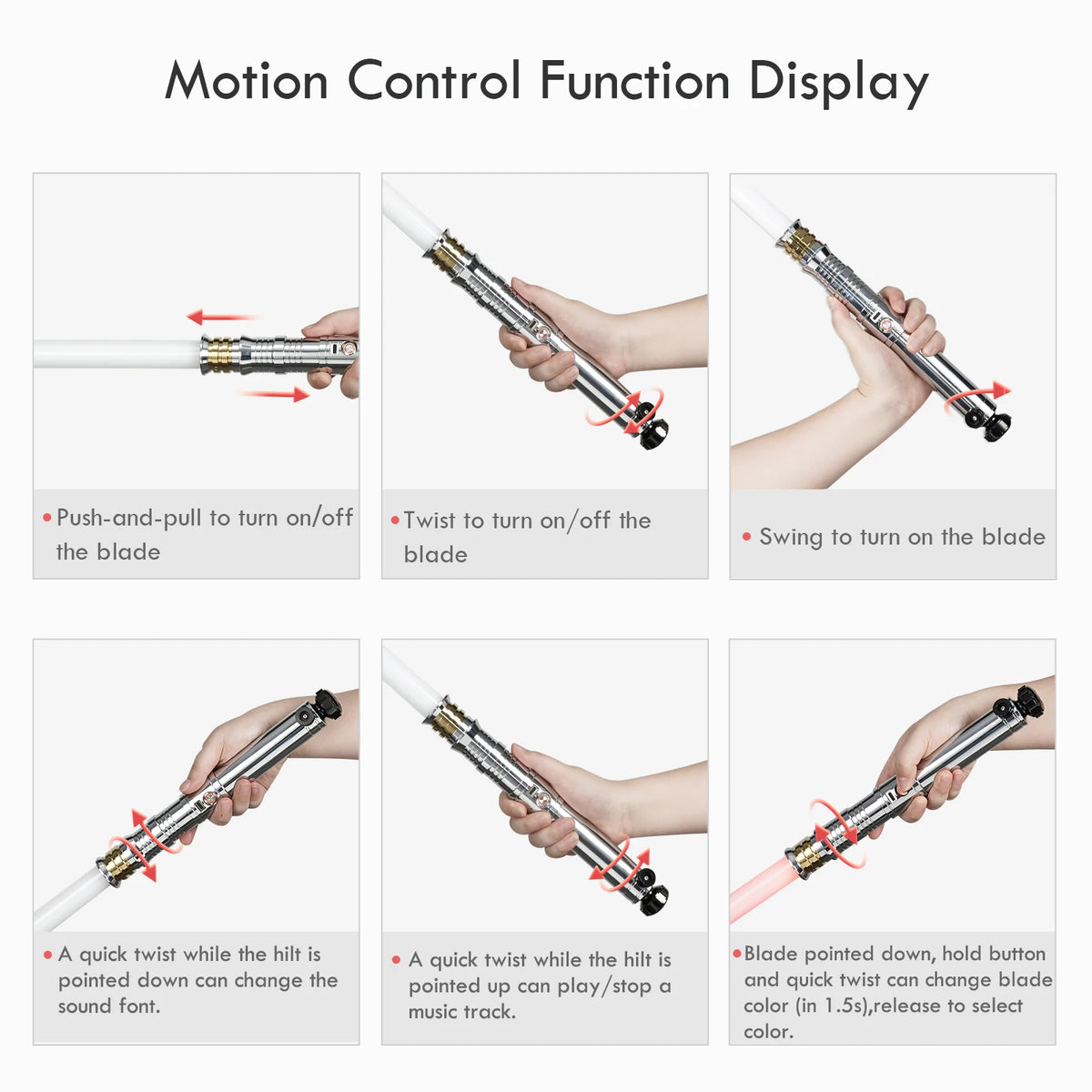 Darth Revan Lightsaber Xenopixel 3.0 Smooth Swing App Control Color Change