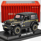 Off-Road 7 Door for Wrangler Diecast Toy Car Model, 1/32 Scale Metal Alloy Vehicle for Kids Boys Girls Adults, Doors Open, Light
